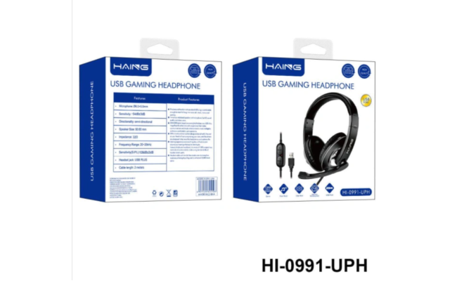 HAING HI-0991-UPH USB Gaming Headphone with Mic