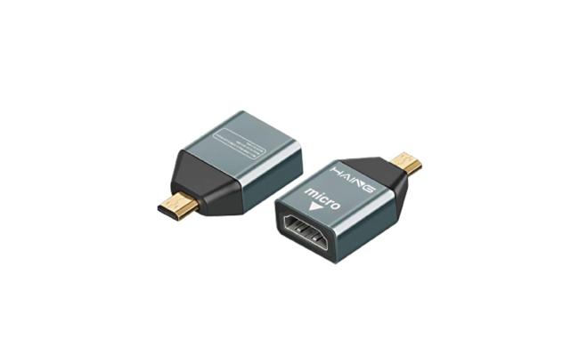 HAING HI-1025-RHA HDMI Female to Micro HDMI Male OTG Adapter