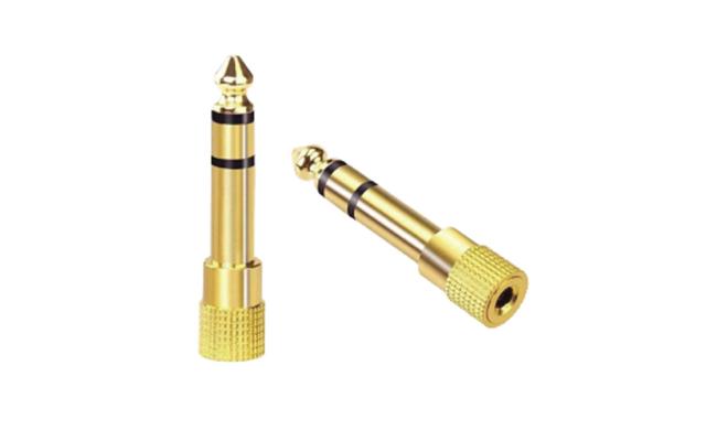 HAING HI-1042-MFA 6.5mm Jack Female to 3.5mm Jack Female Audio Adapter