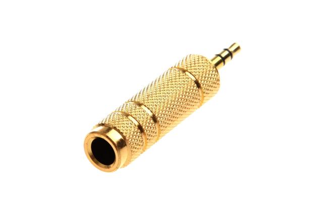 HAING HI-1043-MFA 3.5mm Jack Male to 6.35mm Jack Female Stereo Audio Adapter