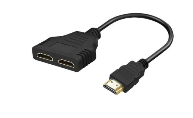 HAING HI-1048-HDC HDMI Male to Two HDMI Female Cable 30cm