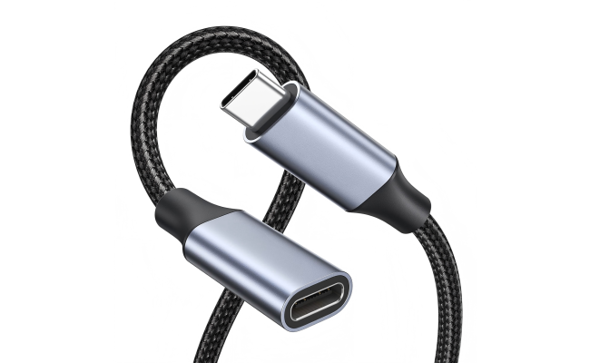 HAING HI-1066-TMFC Type-C Male to Type-C Female Gen2 Cable 1.5M