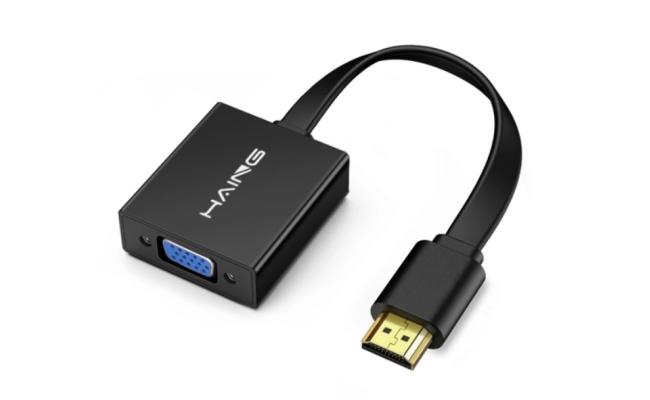 HAING HI-2046-HVA HDMI to VGA Adapter With Audio And Power