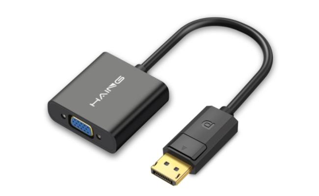 HAING HI-2048-DVA Display Port DP to VGA Adapter