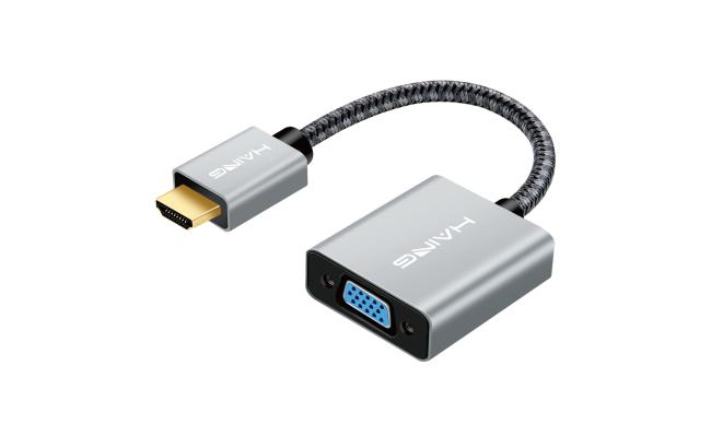 HAING HI-2050-HVA HDMI To VGA Adapter With Audio And Power