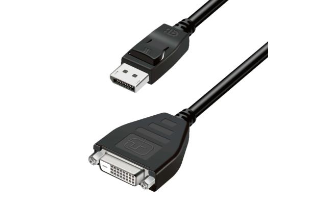 HAING HI-2063-DPVA Display Port To Single-Link DVI-D Monitor Adapter Cable 20cm