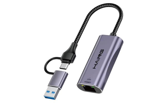 HAING HI-3003-TUL USB Type-C Gigabit Ethernet Adapter