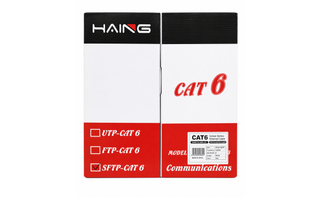 HAING HI-3010-SFTP SFTP Indoor CAT6 Ethernet Cable 305M -Gray