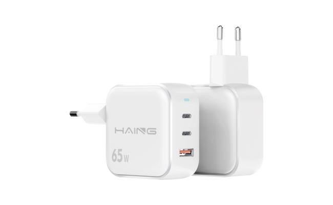 HAING HI-AH65 USB GaN Fast Charger 65W 3ports