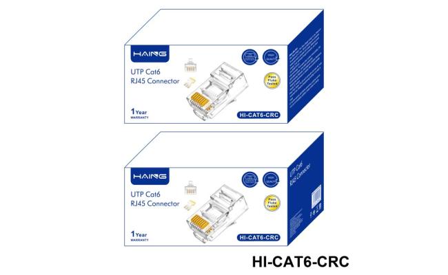 HAING HI-CAT6-CRC UTP Cat6 RJ45 Connector 100 Pcs