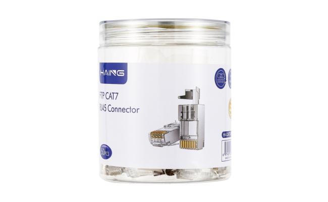 HAING HI-CAT7-FRC FTP CAT7 RJ45 Connector 50 pack