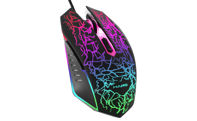 HAING HI-GM200 RGB Dazzling USB Wired Gaming Mouse