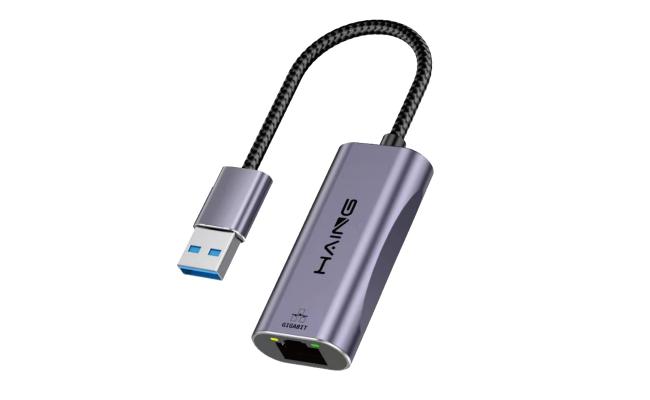 HAING HI-L101-U3C USB 3.0 10/100/1000 Mbps Gigabit Ethernet Adapter