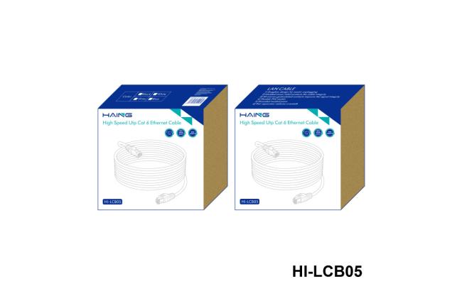 HAING HI-LCB05-20M Cat6 26 AWG 10/100/1000 1 Gbps Ethernet Cable 20M