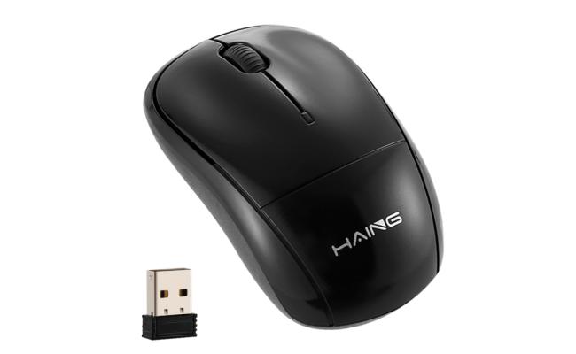 HAING HI-M12 2.4G Wireless Mouse With Batteries
