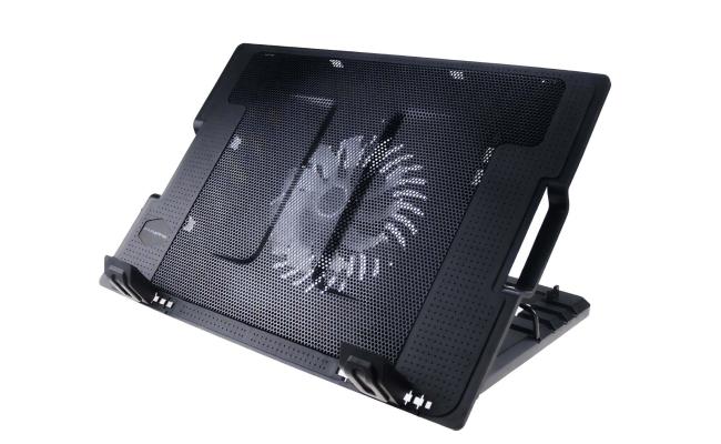 Haing N18 13″-17 ” 1-Fan Notebook/Laptop Cooling pad -Black