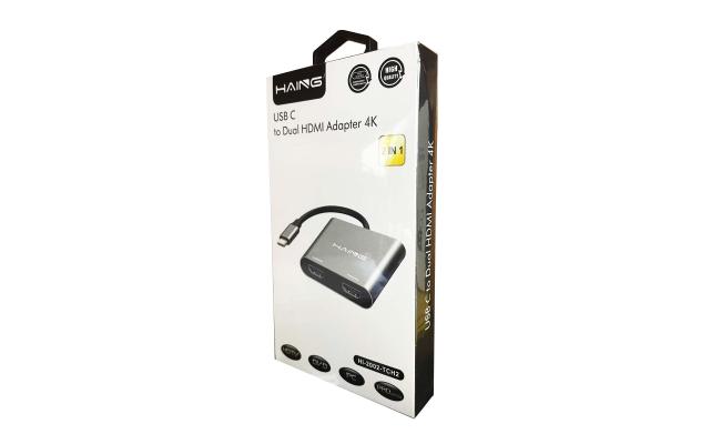 HAING USB C to Dual Adapter 4K