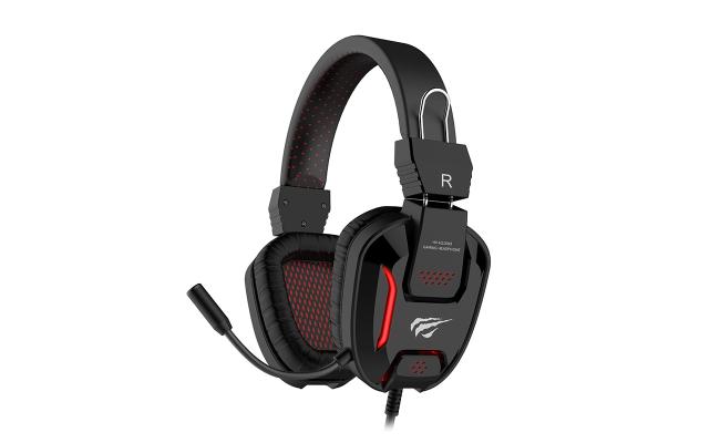 havit  HV-H2168d Red LED Gaming Headset With Microphone For PC / Laptop / Mobile