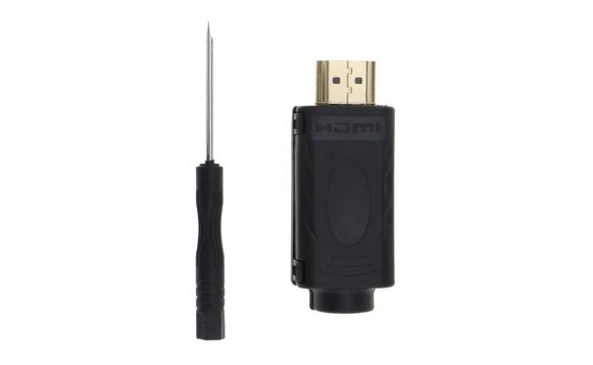 HDMI 2.0 Male Screw Terminal Block Solderless Connector Adapter with Slotted Screw