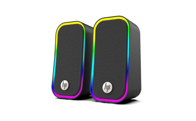 HP DHE-6004C Multimedia Wired RGB Speakers 3.5mm+USB