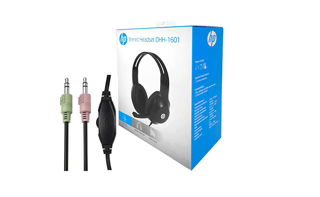 HP DHH-1601 Wired Stereo Headset 2 Pin