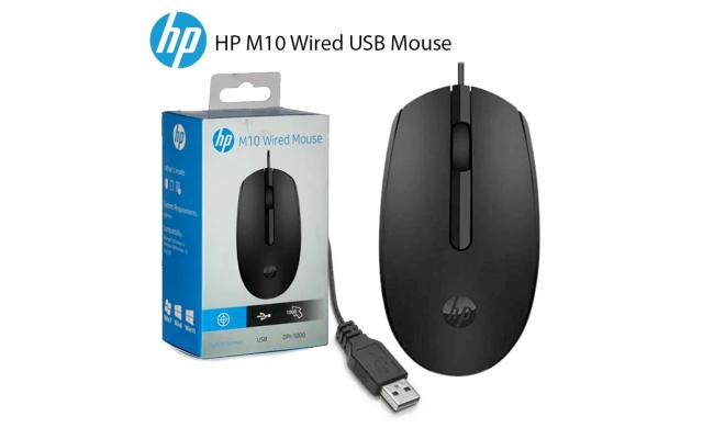 HP M10 Wired USB Mouse