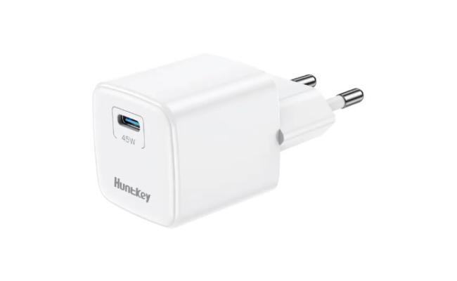 Huntkey G45 USB-C GaN Fast Wall Charger 45W