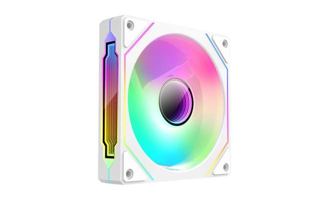 Huntkey GS120 RGB Gaming Fan -White