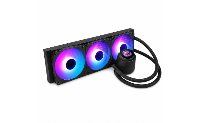 Huntkey GX360R 3 Fan Liquid Cooling System -Black