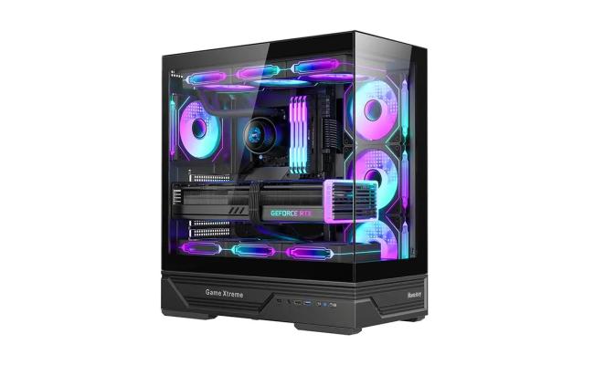 Huntkey GX760A Empty Gaming PC Case without Fans -Black