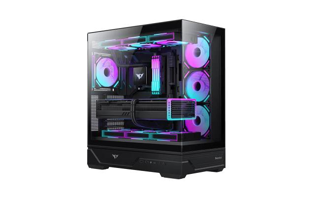 Huntkey MVP Destiny Empty Gaming PC Case without Fans -Black
