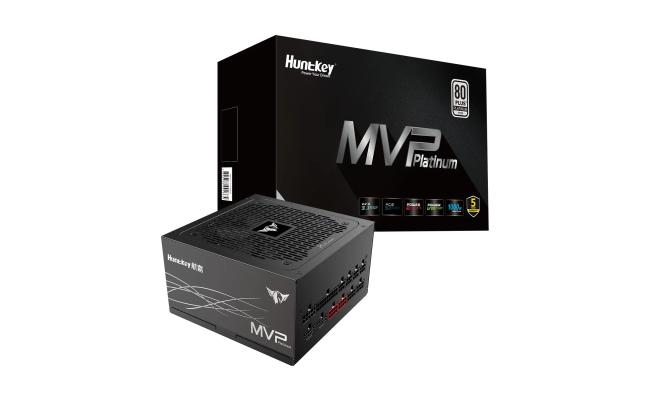 Huntkey MVP P1000 Platinum Power Supply 1000W EU plug AC cable
