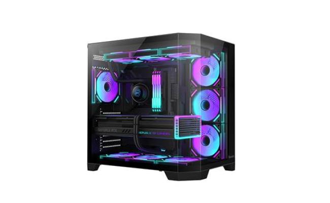 Huntkey S970 Blizzard Max Ice Blade Edition Empty Gaming Case -Black