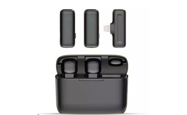 J13 2 in 1 Wireless Dual Lavalier Microphones for iPhone