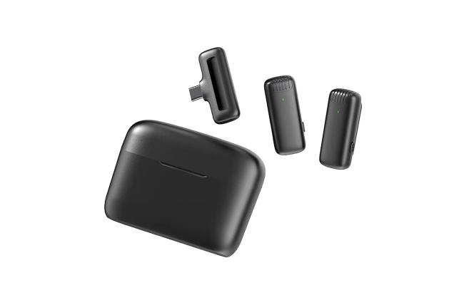 J13 2 in 1 Wireless Dual Lavalier Microphones (Type-C)