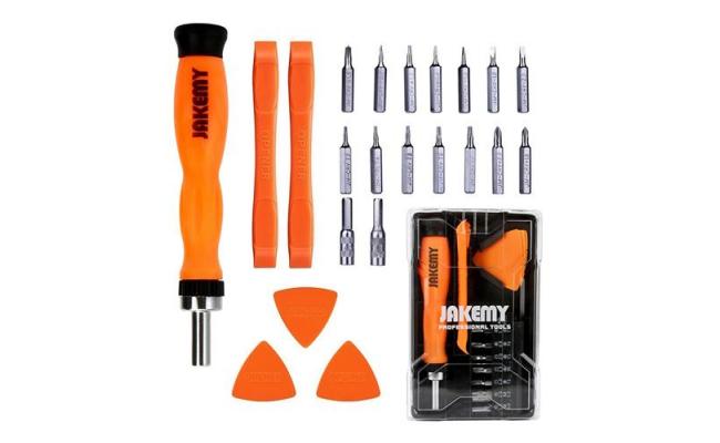 JAKEMY  JM-8157 20 in 1 portable Precision Ratchet Screwdriver Set