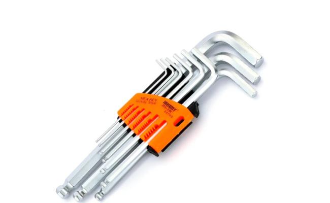 JAKEMY JM-HK2 9 IN 1 Hexagon Key Set Allen Wrench Tool
