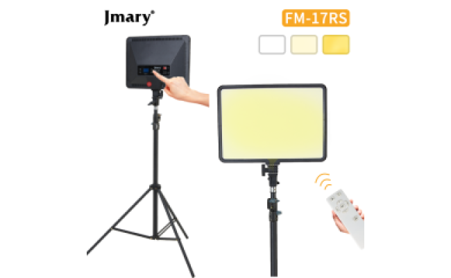 Jmary FM-17RS 17 inch Panel Video Light Ring Light