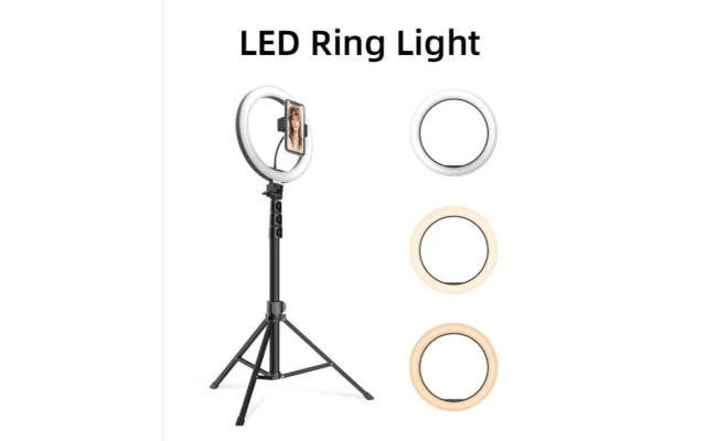 Jmary FM-536A 10 Inch Selfie Ring Light Tripod Kit