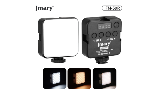 Jmary FM-59R Mini Video Fill LED Light