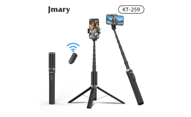 Jmary KT-259 All-in-One Selfie Stick Tripod 1.6 Meter
