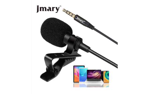 Jmary MC-R1 3.5mm Lavalier Microphone 2M