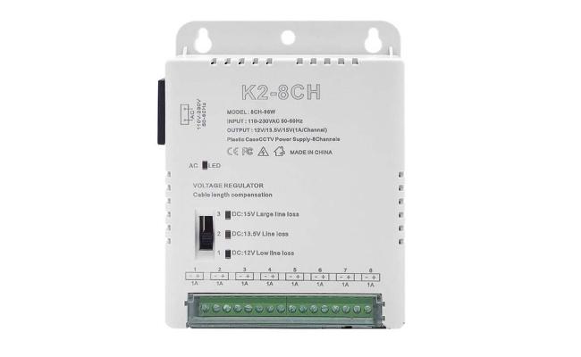 K2-8CH 8 Channel AC/DC Power Supply 96W
