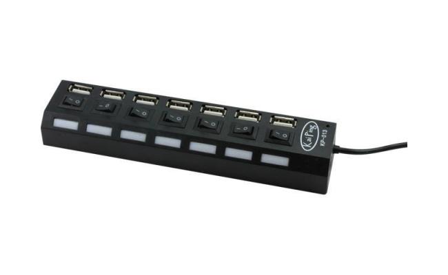 Kai Ping KP-013 7 Port Hi-Speed 480mbps USB 2.0 Hub
