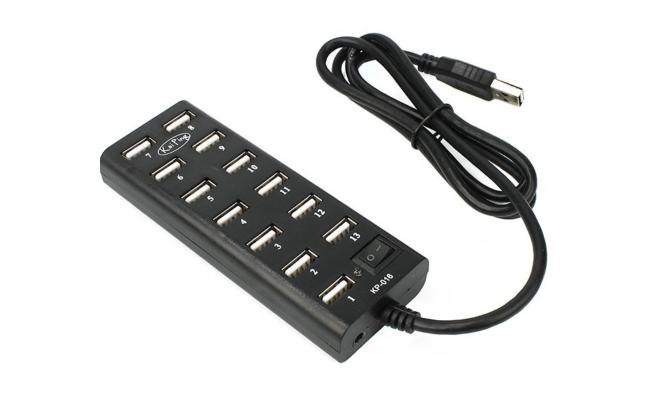 Kai Ping KP-016 USB 2.0 13 Port Hub with Power Adapter