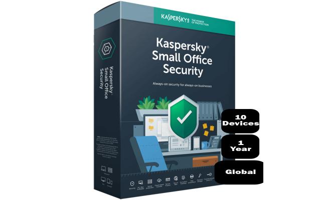 Kaspersky Small Office Security 10 Devices 1 Server ,1 Year