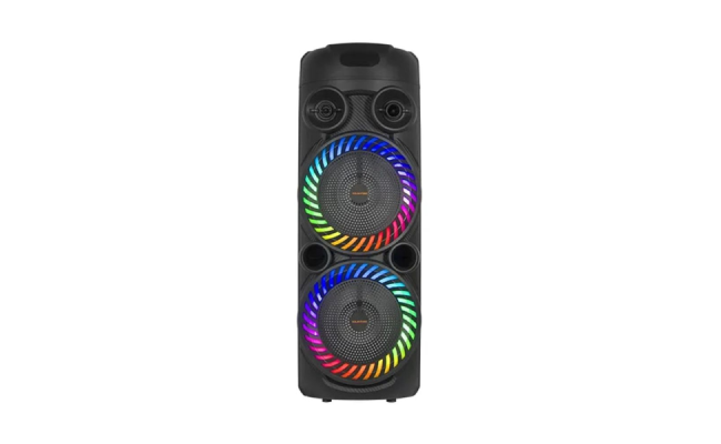 Kolav 8 inch x2 F2805 RGB Bluetooth Speaker with rechargeable battery 3.7V 2400mAh