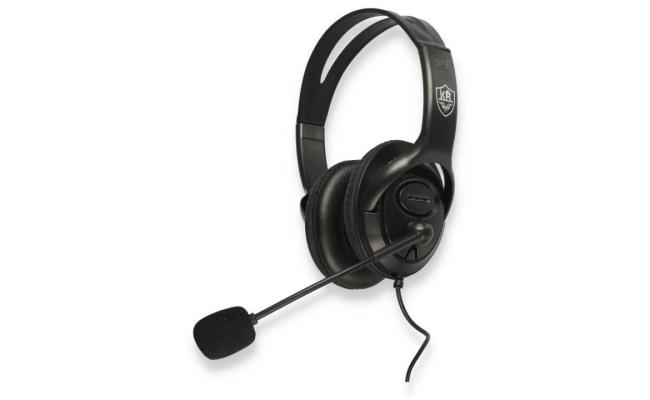 KR Karler Bass KR-GM705 Audio Mix Wired 1 pin Headset -Black