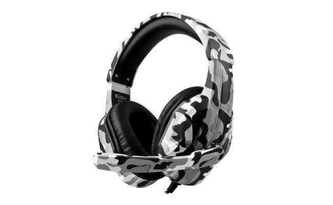 KUBITE T-173 3.5mm Over-ear Wired Gaming Headphones Music Headset Noise Cancellation Earphones