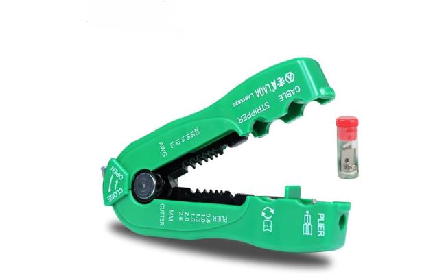LAOA LA815826 Wire Cutter Multifunction Cable Stripper Line Wire Stripping Crimp Tool